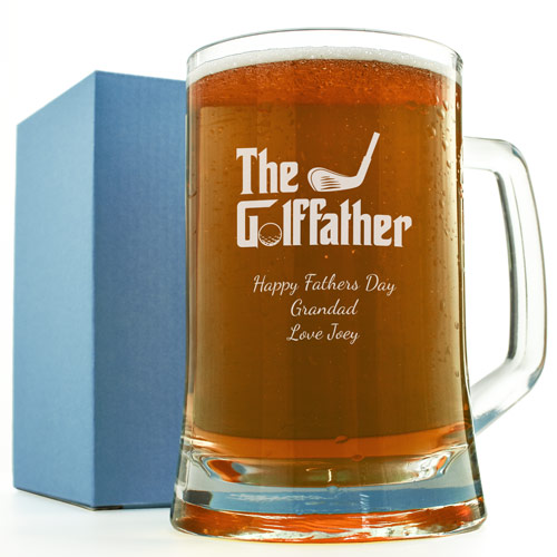 The Golf Father Personalised Pint