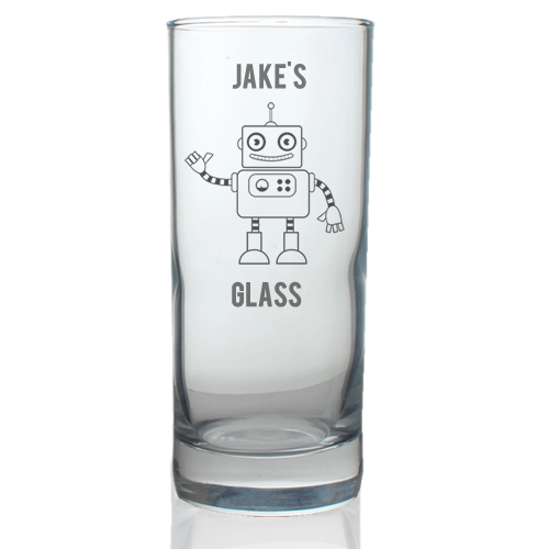 Personalised Children's Robot Glass