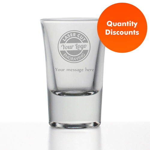 Logo Engraved Personalised Shot Glass