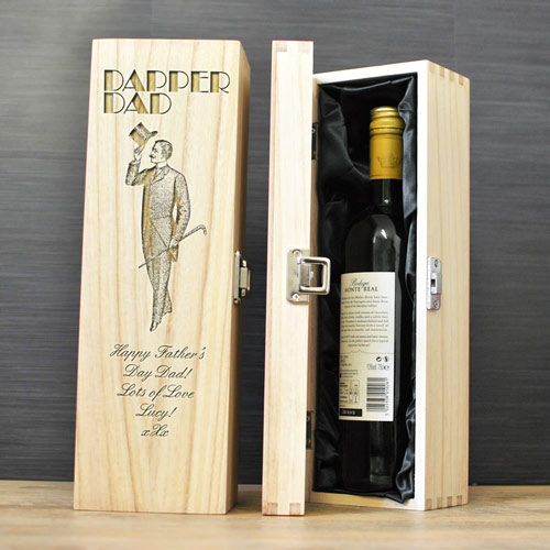 \'Dapper Dad\' Deluxe Wine Box