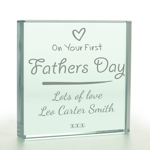 Personalised 'First Father's Day' Token