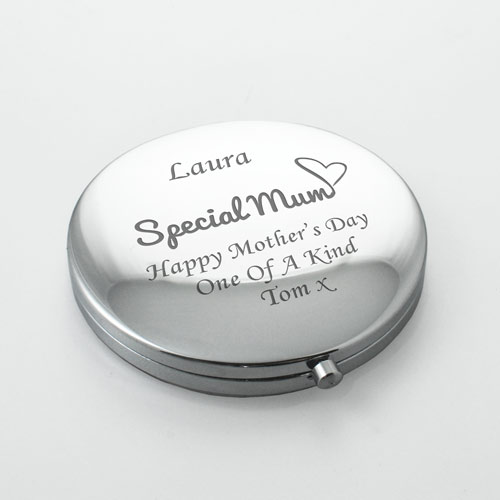 Personalised Compact Mirror For A Special Mum