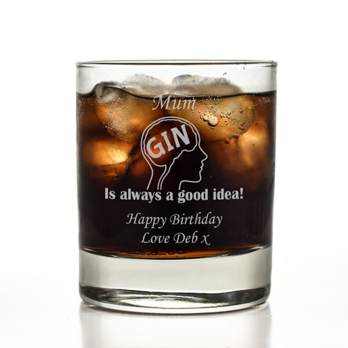 Personalised Gin Is Always A Good Idea Glass Tumbler