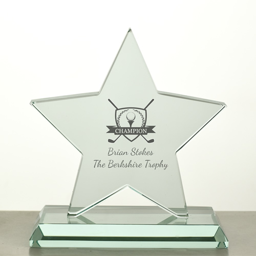 Personalised Golf Trophy