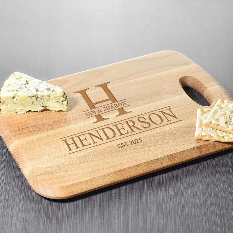 Personalised Established Wood Chopping Board