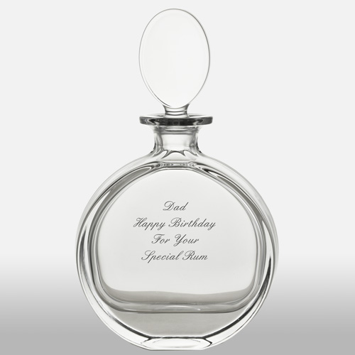 Personalised Oval Glass Decanter