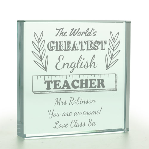 Personalised The World\'s Greatest Teacher Token Any Subject