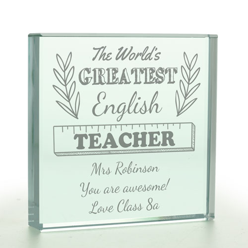 Personalised The World's Greatest Teacher Token Any Subject