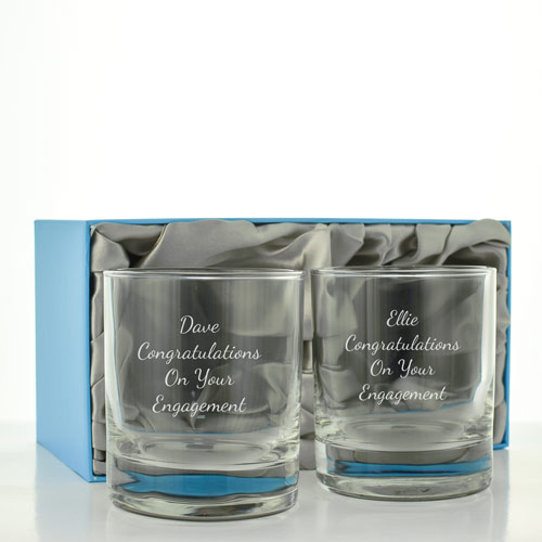 Personalised Whisky Glass Set