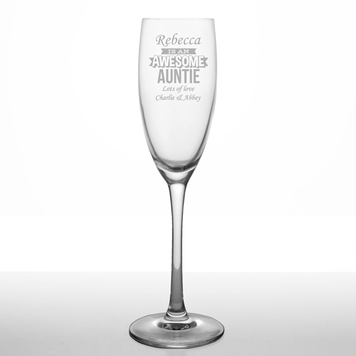 Personalised Awesome Auntie Grand Flute