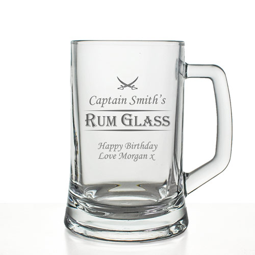 Personalised Captain\'s Rum Pint Tankard