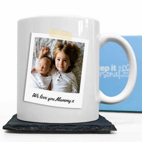 Personalised Mug - Polaroid Photo Upload