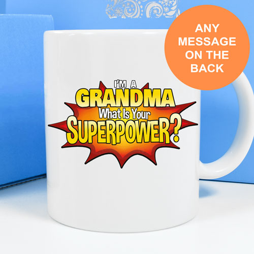 Personalised Mug - Grandma Superpower