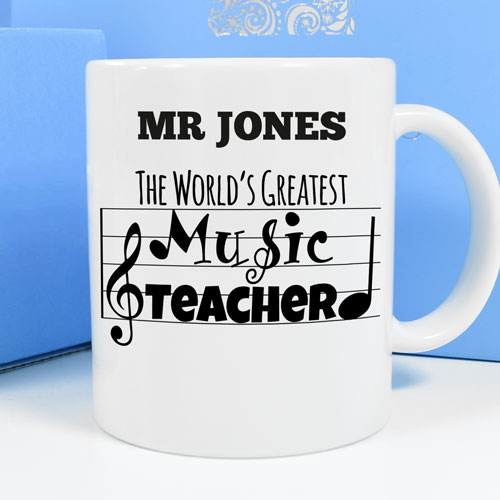 Personalised Mug - World's Greatest Music Teacher