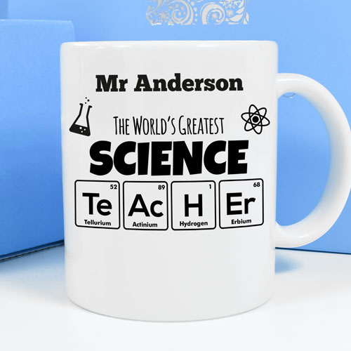 Personalised Mug - World's Greatest Science Teacher