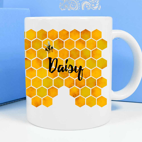 Personalised Mug - Bee Happy