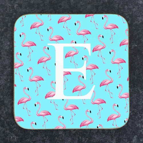 Personalised Coaster - Flamingos