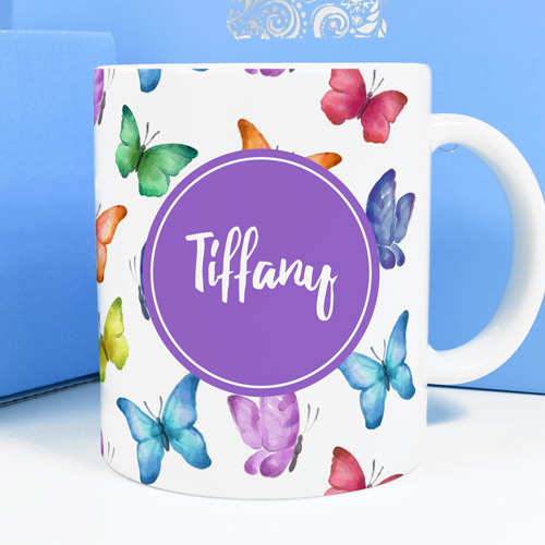 Personalised Mug - Butterflies