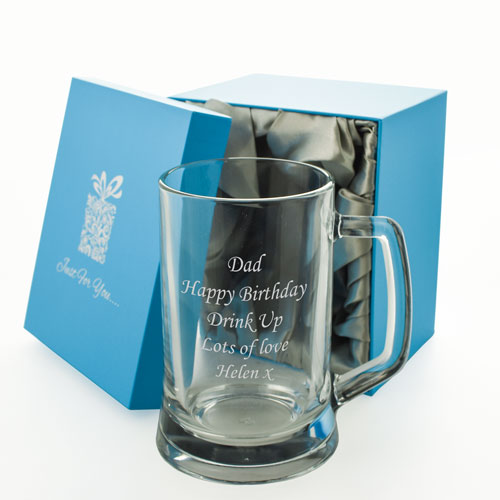 Personalised Pint Tankard With Satin Gift Box