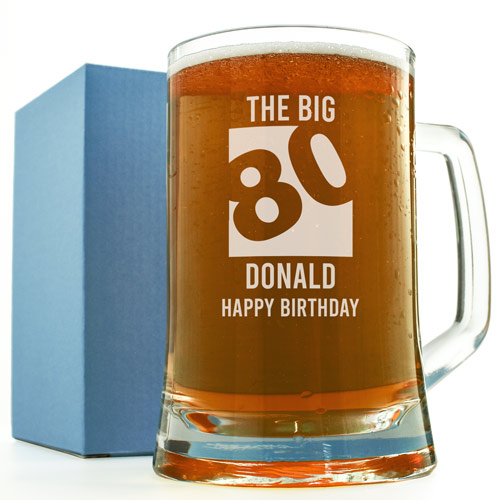 Personalised Tankard - Big 80