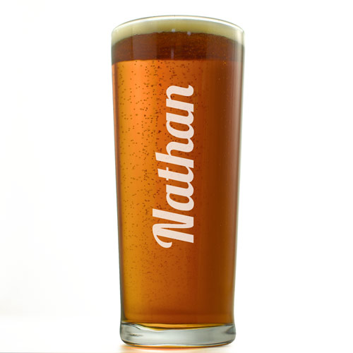 Personalised Any Name Straight Pint Glass