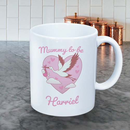 Personalised Mug - Mummy To Be Pink