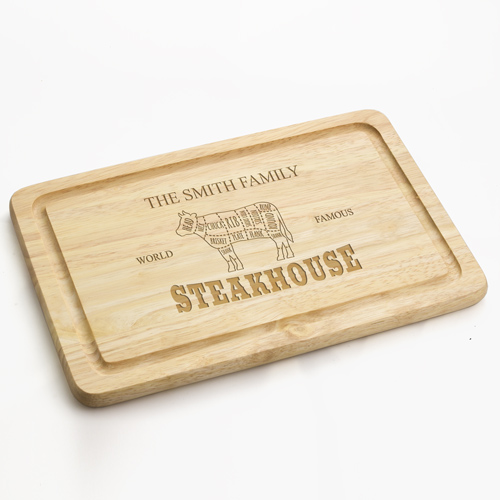 Personalised Family Steakhouse Chopping Board