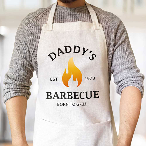 Personalised Apron - Daddy\'s BBQ