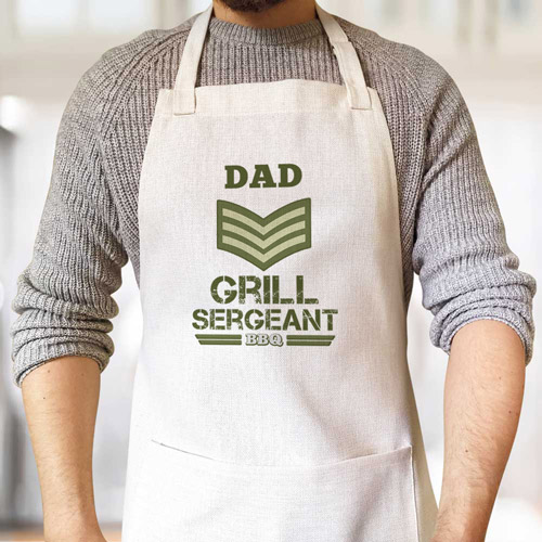 Personalised Apron - Grill Sergeant