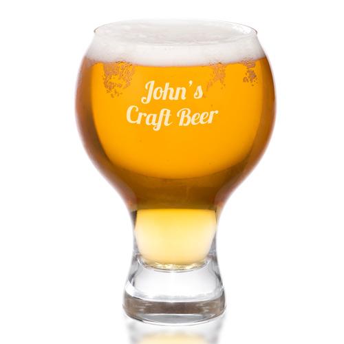 Personalised Alternative Craft Beer Glass