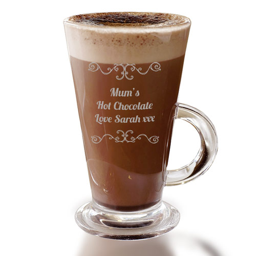 Personalised Latte Mug Filigree Design For Every Occasion