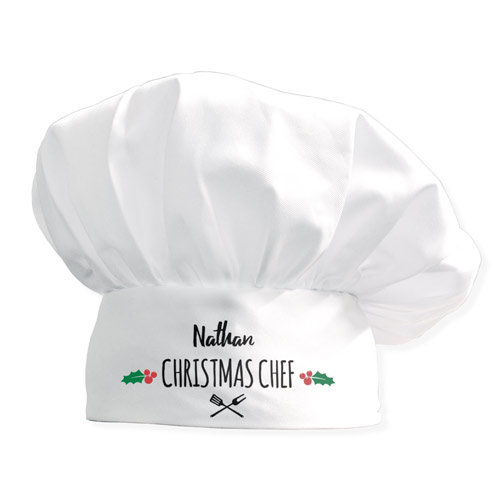 Personalised Chef Hat - Christmas Chef