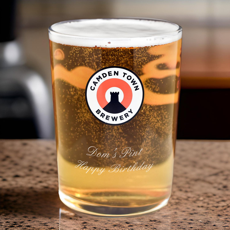 Personalised Camden Town Brewery Jack Pint Glass