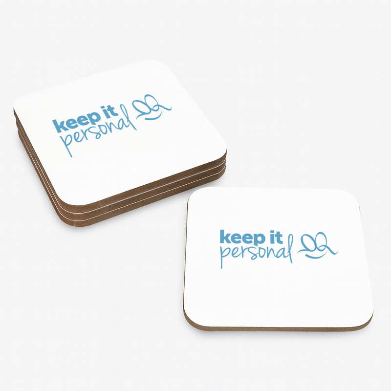 Personalised Logo Coaster Promotional Gift Idea
