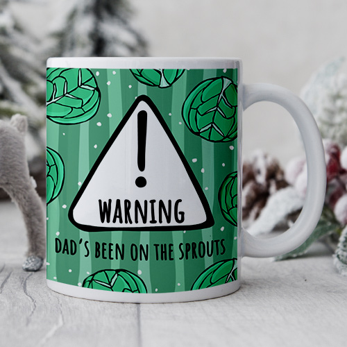 Personalised Fartmas Sprout Mug