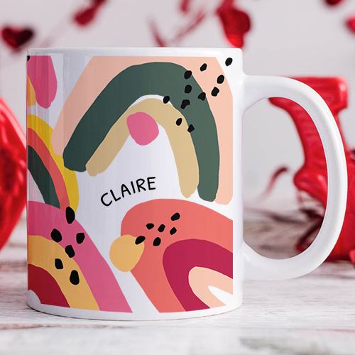 Personalised Any Name Rainbow Mug
