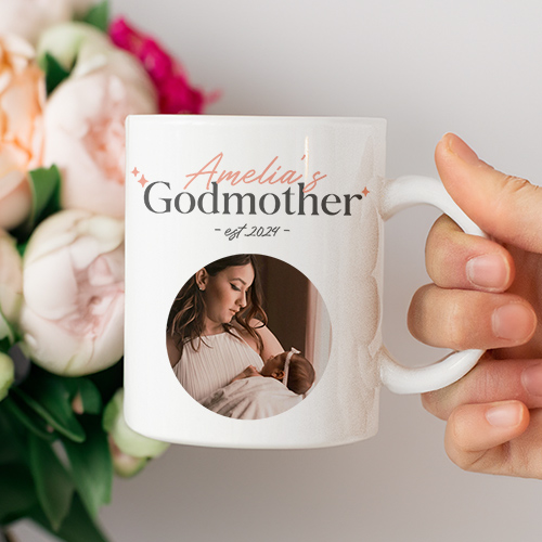 Personalised Godmother Photo Mug