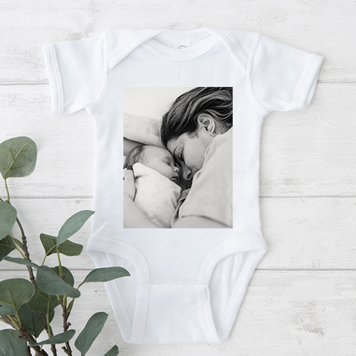 Photo Upload Baby Grow 4 Sizes