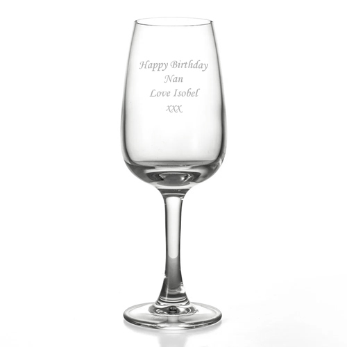 Personalised Tulip Port Glass