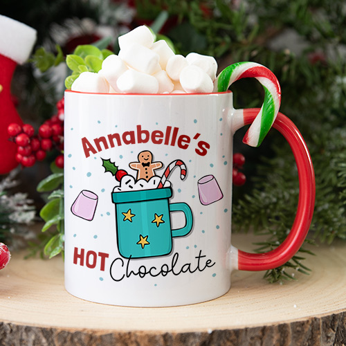 Personalised Christmas Eve Hot Chocolate Mug