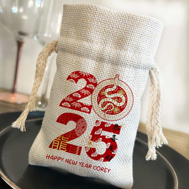 Personalised Year Of The Snake Money Pouch