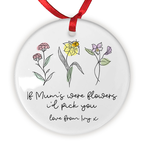 Personalised If Mum's Were Flowers Ceramic Keepsake
