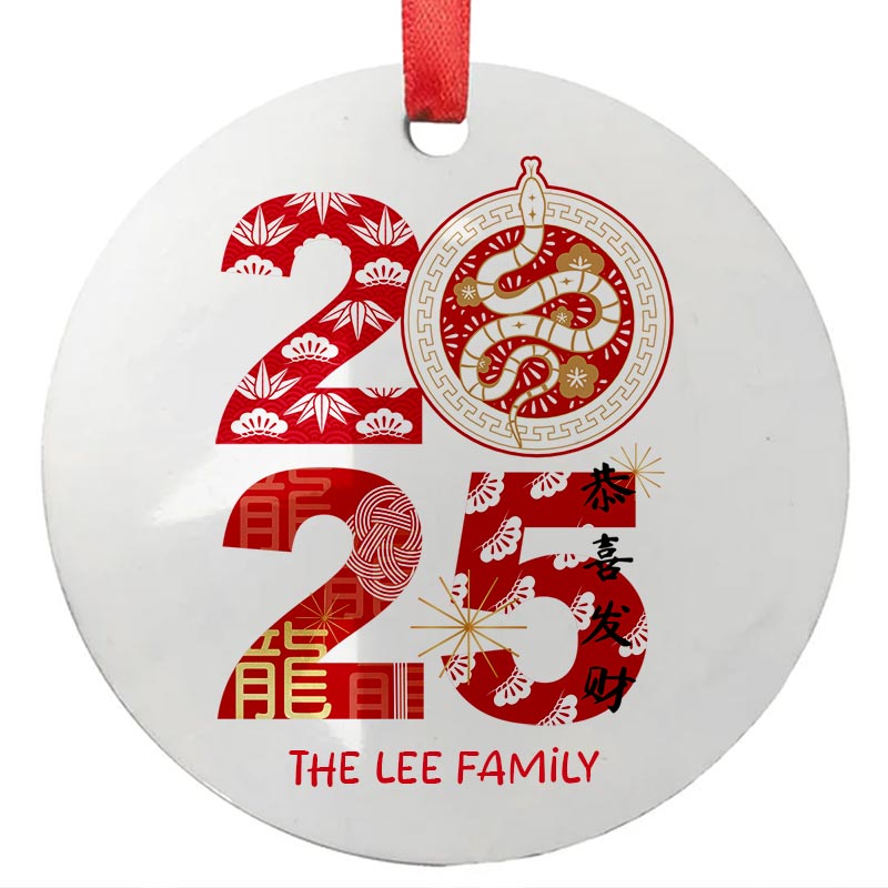 Personalised 2025 Chinese New Year Decoration