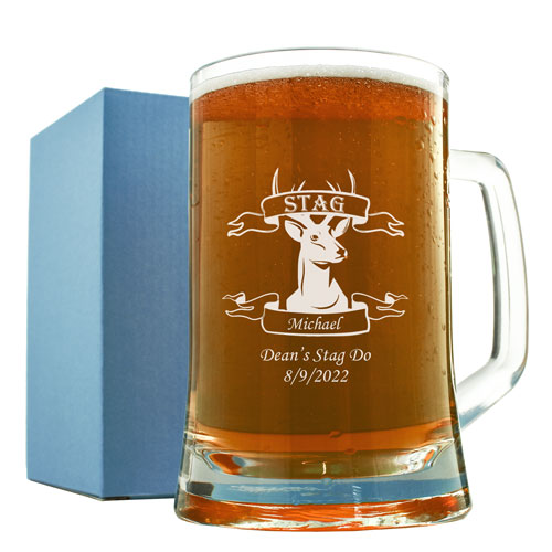 Personalised Stag Pint Tankard