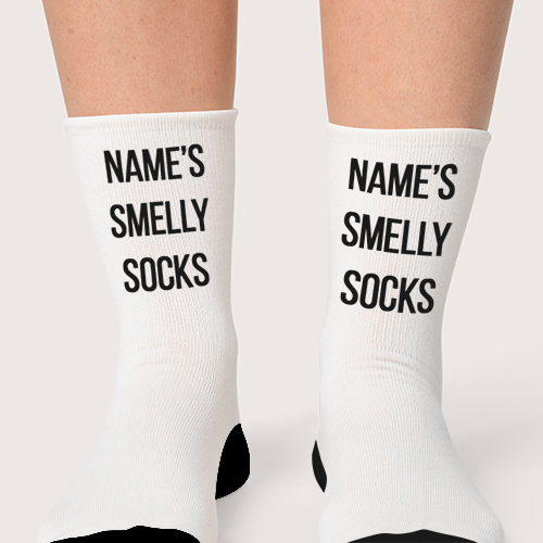 Custom Socks Text