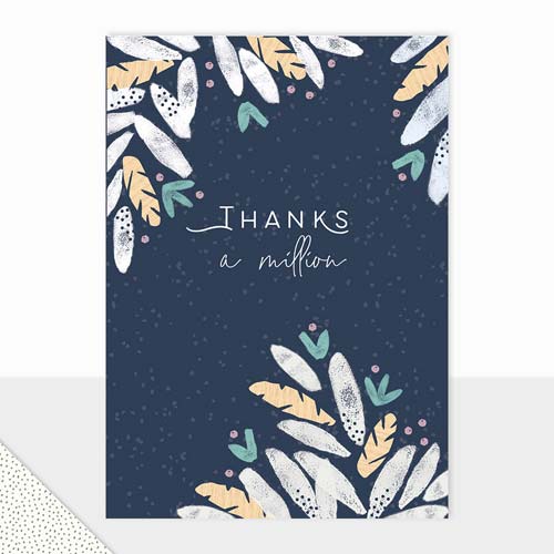 Thanks A Million Greeting Card