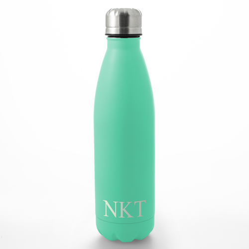 Personalised Engraved Water Bottle 500ml - Any Colour Any Initials