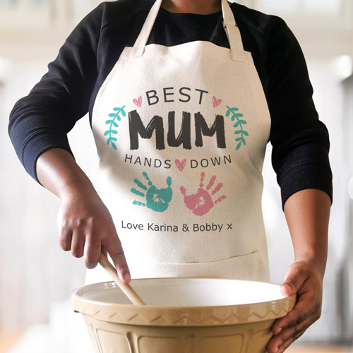 Personalised Apron - Best Mum Hands Down