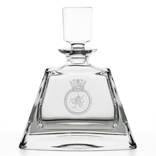 Logo Engraved Personalised Lead Crystal Boston Decanter