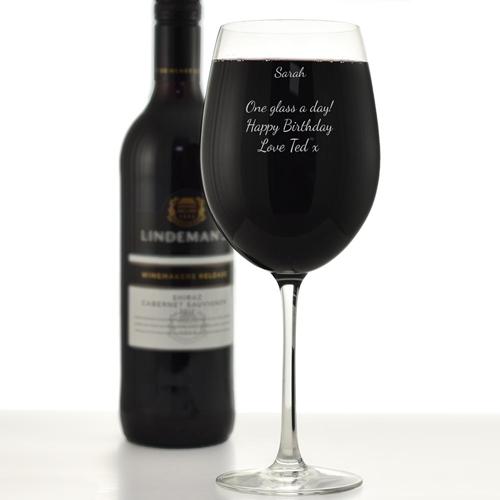 Personalised Giant Wine Glass